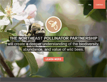 Tablet Screenshot of northeastpollinatorpartnership.org
